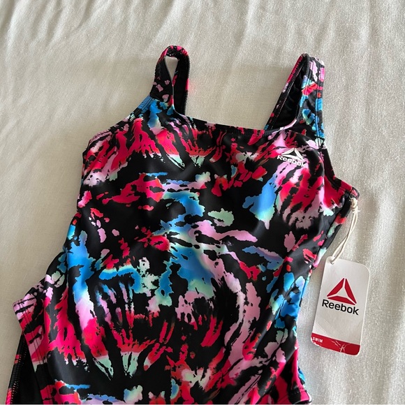 BNWT Reebok Multi-Color One-Piece Swimsuit - Picture 9 of 9
